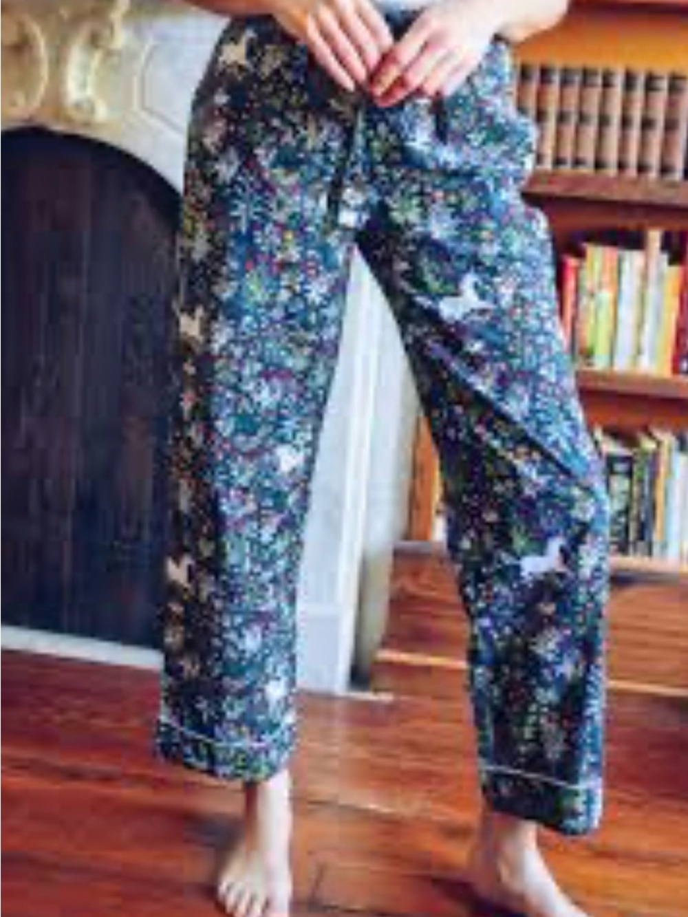 Printfresh Unicorn Garden pajama pants, size M